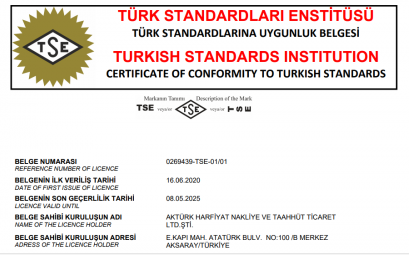 TSE BELGESİ